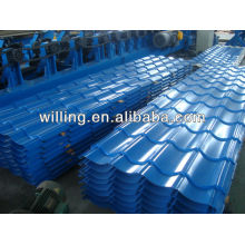 Corrugated pre-painted roofing sheet building material